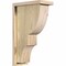 Ekena Millwork Ridgewood Rough Sawn Corbel w/Backplate, Douglas Fir, 6"W x 12"D x 20"H COR06X12X20RID01RDF - alternate 1